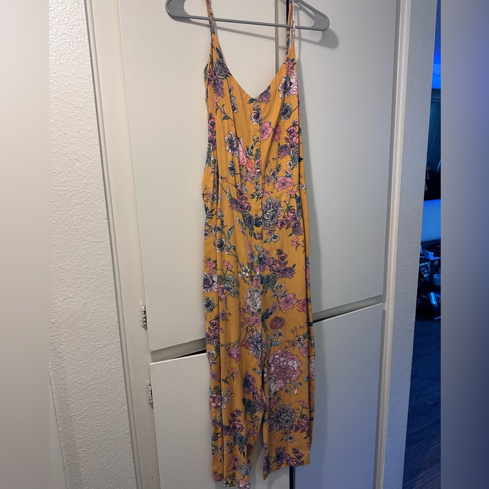 Yellow Floral Romper